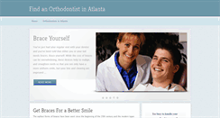 Desktop Screenshot of orthodontistinatlanta.com