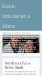 Mobile Screenshot of orthodontistinatlanta.com