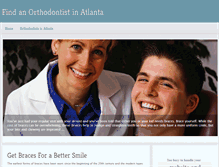 Tablet Screenshot of orthodontistinatlanta.com